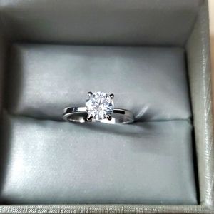 Sterling Silver Solitaire Ring